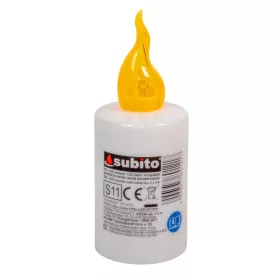 Elektromos mécses betét SUBITO sárga M11cm
