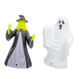 Halloween figura hanggal, LED-es műa M15cm