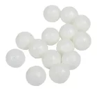 Glitteres polisztirol golyó fehér 2cm 30g