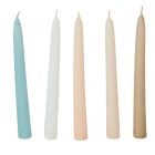 Mártott spitz gyertya 200mm (db ár) 20db/csom fehér homok menta púder