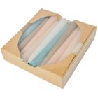 Mártott spitz gyertya 200mm (db ár) 20db/csom fehér homok menta púder