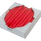 Mártott spitz gyertya piros 20cm (db ár) 20db/csom