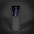 LED-es mécses (elemmel) ezüst hideg M11x4 cm 