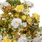 Rózsa csokor féloldalas 24v. mix M48cm 12db/#