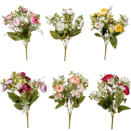 Ranunculus csokor 15v. mix M30cm 48db/#
