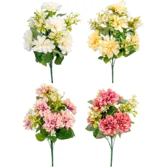 Dália csokor 7v. mix M46cm 24db/#