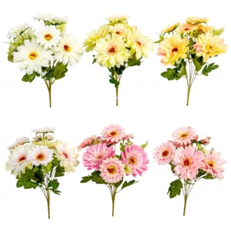 Gerbera csokor 7v. mix M34cm 48db/#