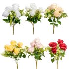 Rózsa csokor 6v. mix M44cm 24db/#