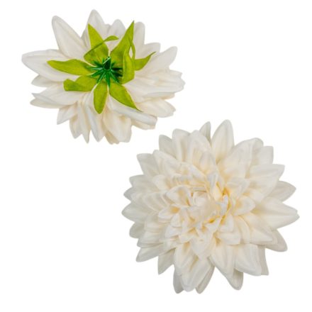 Dália virágfej ivory D11cm 24db/csom