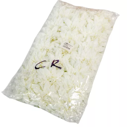 Dália virágfej krém D11cm 24db/csom