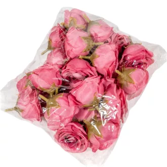 Rózsa virágfej PINK D5cm 24db/csom