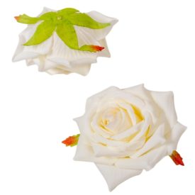 Gyémántrózsafej világos ivory 7cm 12db/csom