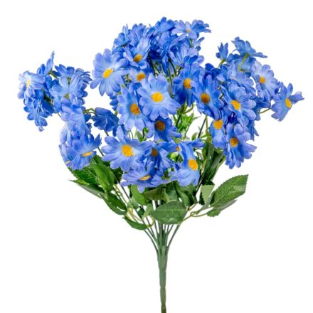 Margaréta csokor 18ág kék M38cm