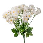 Margaréta csokor 18ág fehér M38cm