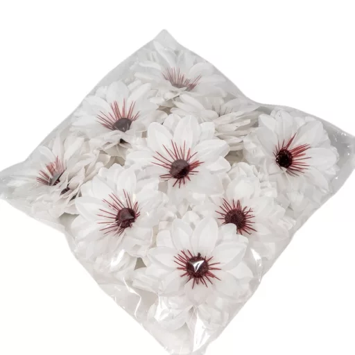 Dália virágfej WH D12cm 30db/csom