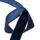 Bársony szalag navy kék 2.5cmx10y