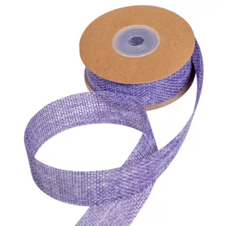 Lenvászon szalag lila 2,5cmx10yard