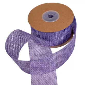Lenvászon szalag lila 4cm x10yard