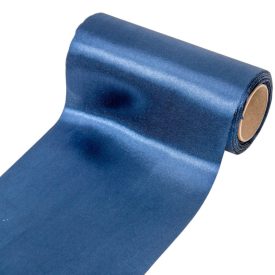 Szatén tekercs 75 navy kék 12cmx10m