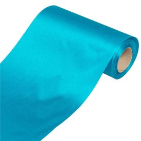 Szatén tekercs 89 türkizkék 15cmx10m