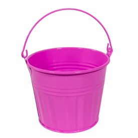 Esmé fém vödör pink D11,3x9,3cm