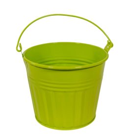 Esmé fém vödör limezöld D11,3x9,3cm