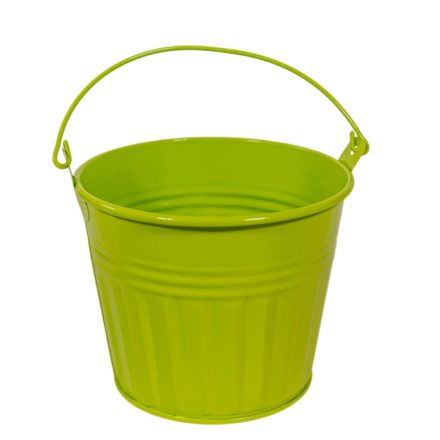 Esmé fém vödör limezöld D11,3x9,3cm