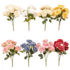 Rózsa csokor 7v. mix M42cm 24db/#