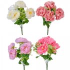 Peónia csokor 7v. mix M42cm 36db/#