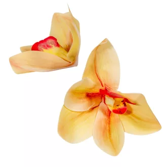 Orchidea virágfej gumi BRRED D10cm 24db/csom