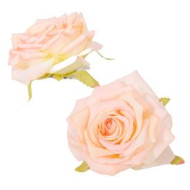 Rózsa virágfej világosrózsaszín D10cm 12db/csom