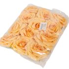 Rózsa virágfej barack D10cm 12db/csom