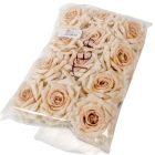 Rózsa virágfej tea D10cm 12db/csom