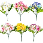 Hibiszkusz csokor 7v. mix M44cm 24db/#