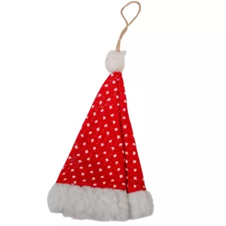 Sapka akasztós textil 15cm