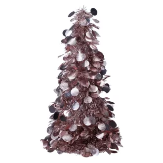 Angyalhaj karácsonyfa dísz rózsaszín M46cm