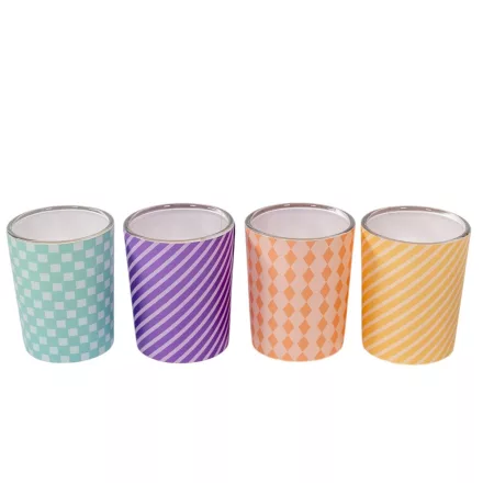 Üveges illatos gyertya M6cm