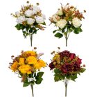 Rózsa csokor 9v. M46cm  24db/#