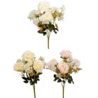 Rózsa csokor 7v M43cm 24db/#