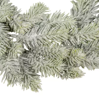 Fenyő koszorú havas D44cm 