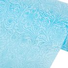 Virág mintás vetex világoskék 50cmx5y