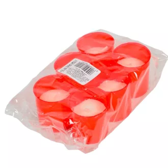 Mécsesbetét mini piros 30g 5cm 6db/#