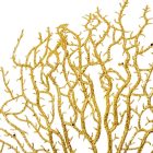 Glitteres legyező ág arany M44cm