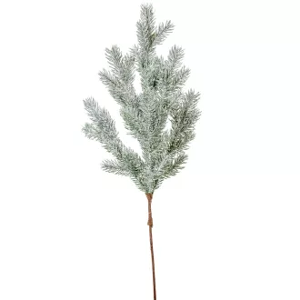 Fenyő ág flokkolt M59cm