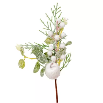 Almás, bogyós pick fehér M28cm
