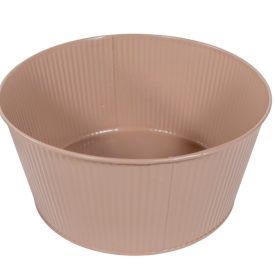 Astana fém ültetőtál tejeskávé D22cm M10cm