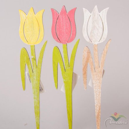 Fa tulipán festettt 30cm