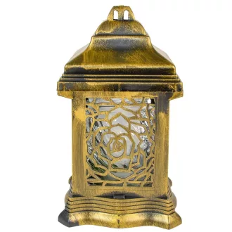 Katedrális üvegmécses arany 40gr 24cm 4db/#