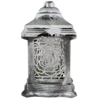 Katedrális üvegmécses ezüst 40gr 24cm 4db/#