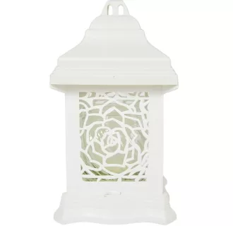 Katedrális üvegmécses fehér 40gr 24cm 4db/#